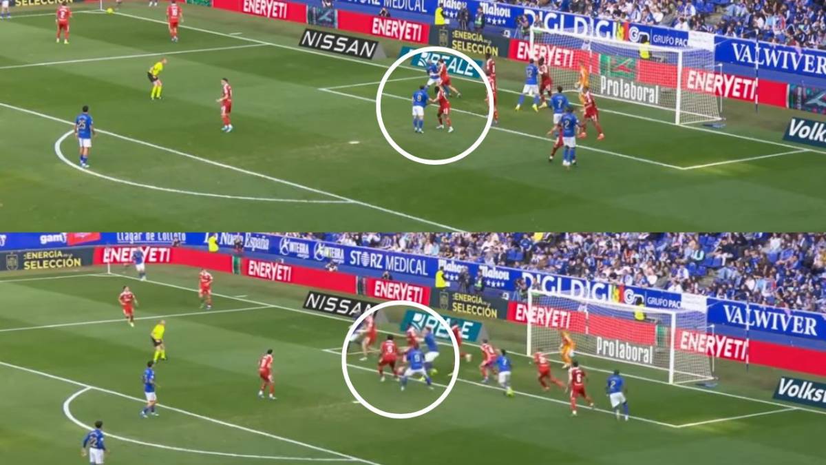 La secuencia en el gol de Fede Viñas ante el Sevilla