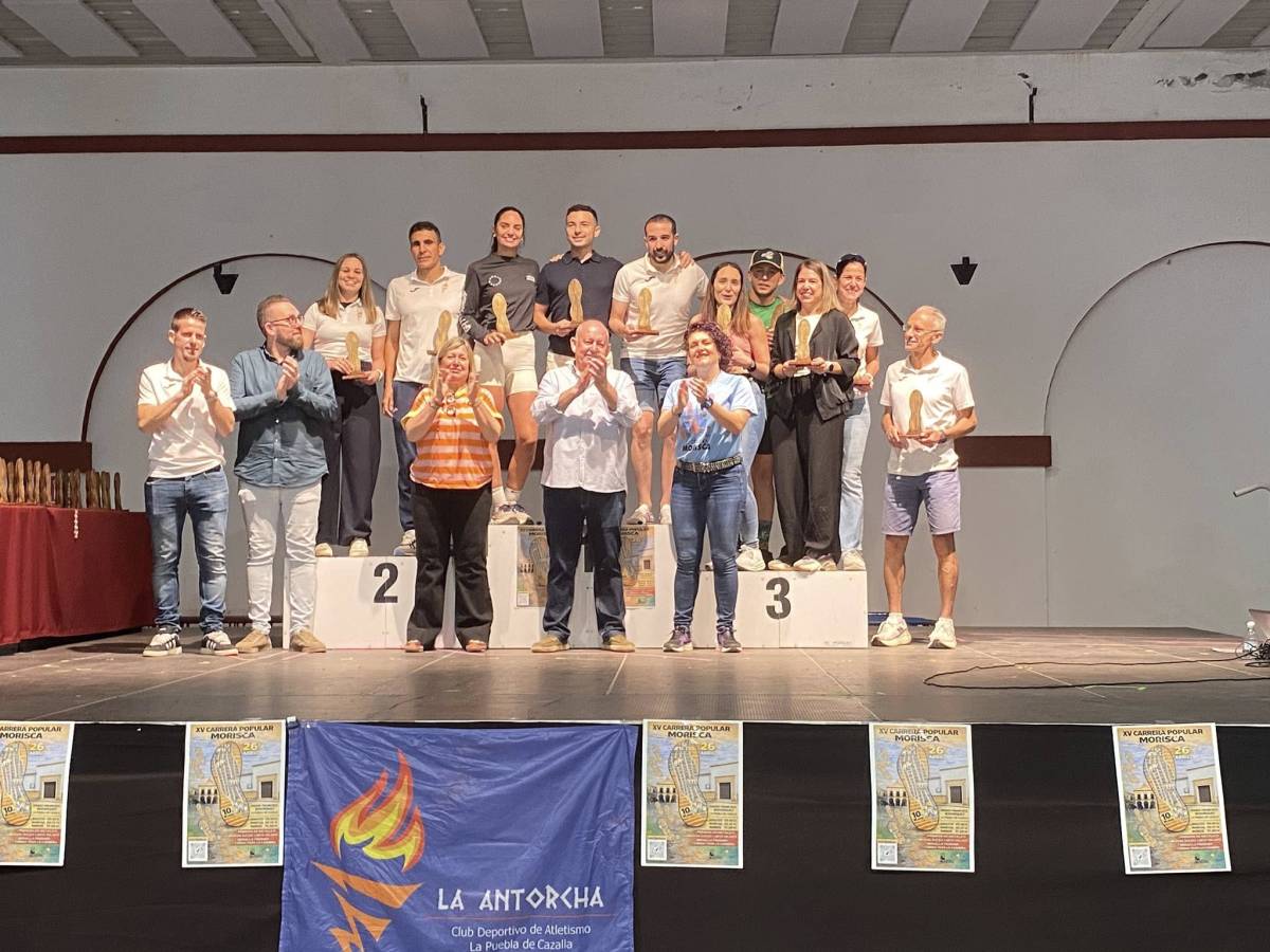 Imagen de los ganadores en las distintas categorías.